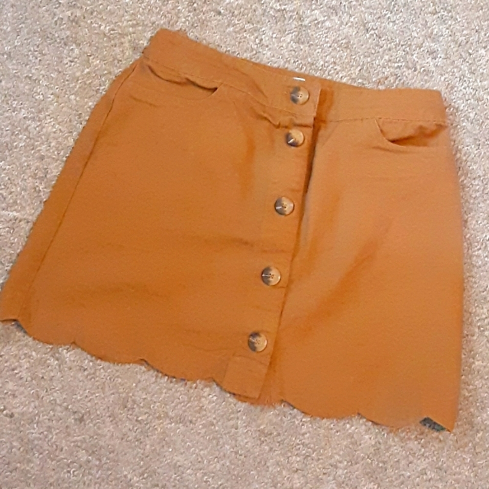 Blu Pepper Button up skirt